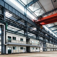 Entrepôt industriel préfabriqué, atelier léger, structure en acier robuste, conception personnalisée