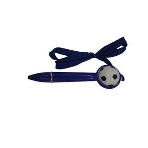 Bolígrafos de Plástico Resistentes Personalizados con Forma de Balón de Fútbol con Cordón - Impresión UV para Oficina, Scrapbooking, Recuerdos de Fiesta, Regalos Promocionales - Product Image 2