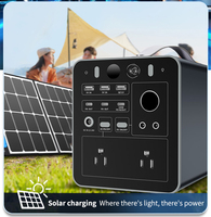 Nouvelle centrale électrique portable 600Wh à haute efficacité avec batterie lithium-ion, générateur solaire et source d'alimentation pour voiture