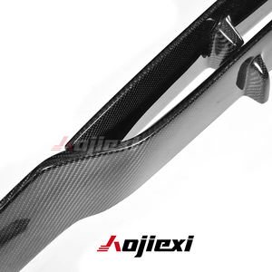 Lip paraurti anteriore in fibra di carbonio per Mercedes Benz <span class=keywords><strong>W205</strong></span> <span class=keywords><strong>C</strong></span> classe C300 <span class=keywords><strong>AMG</strong></span> C43 C63 berlina 2015 + Kit corpo Splitter anteriore - Product Image 6