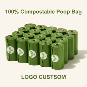 Custom <b>Compostable</b> Dog Poo <b>Bags</b> Biodegradable Pet Pooop <b>Bags</b> Dog Poop Waste <b>Bag</b> - Product Image 3
