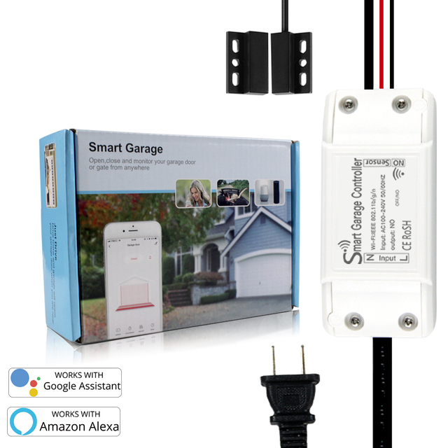 Tuya Smart Life Wireless WiFi Switch Garage Door Controller Opener Remote