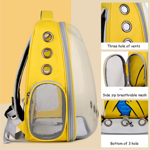 Pet sırt çantası özel rahat Pet hafif sırt çantası su geçirmez evcil hayvan taşıyıcı sırt çantası karton kedi köpekler baskı sürdürülebilir - Product Image 2