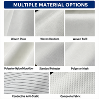 WIPESTAR Lingettes pour salles blanches 100 g/m² 6 pouces 100 % polyester sans peluches pour le nettoyage de composants semi-conducteurs, écrans LCD et lentilles optiques