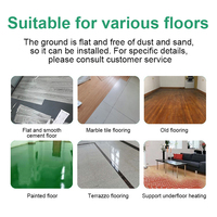 Carrelage de sol en vinyle auto-adhésif, revêtement de sol en vinyle LVT, carrelage de sol en PVC à coller, 1,2 mm
