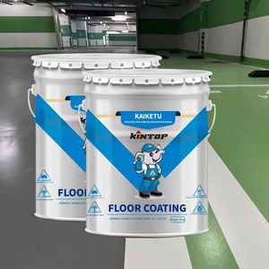Solid Epoxy Resin <b>Floor</b> Paint Self-Leveling Liquid Coating for Concrete <b>Floors</b> for Workshops-Free Sample Spray <b>Roller</b> Brush - Product Image 2