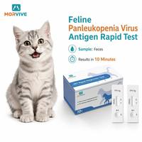 Kits de bandelettes de test vétérinaire pour le diagnostic rapide de l'antigène du virus de la panleucopénie féline (Ag FPV) chez les chats, certifiés CE, valables 2 ans