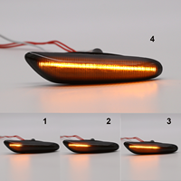 Ailead fabricant e-mark lentille fumée/claire avec Design différent LED clignotant pour BMW série 3 E46 E81/E87