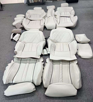 Housses de siège auto personnalisées pour les séries 7, 5, 3, 1, X5, X3, X1, E46, E90, E60, F30, F10, E39 - Accessoires complets pour 5 sièges - Cuir de luxe