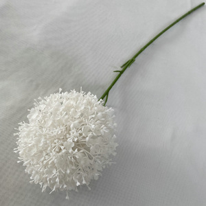 LO-590 Vente en gros Prix d'usine en vrac Fleurs artificielles réalistes faites à la main Tiges de fleurs artificielles en soie blanches Fleurs de mariage pour la décoration - Product Image 6