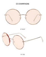 Lunettes de soleil de haute qualité, nouvelle mode, verres dégradés, logo métallique, lunettes de soleil personnalisées pour femmes et hommes