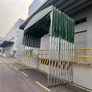 Push-Pull Telescopic Retractable <b>Canopy</b> PVC Coated <b>Waterproof</b> Galvanized Steel Frame Outdoor Parking Shed - Product Image 4