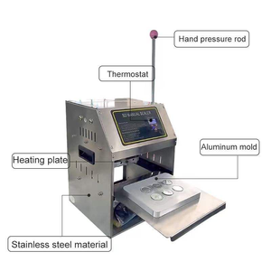 Hot Sales Customized Wholesale Manual 6 Holes Round K Cup Instant <strong>Coffee</strong> <strong>Pods</strong> Aluminium Foil <strong>Small</strong> Heat Sealer Sealing <strong>Machine</strong> - Product Image 2
