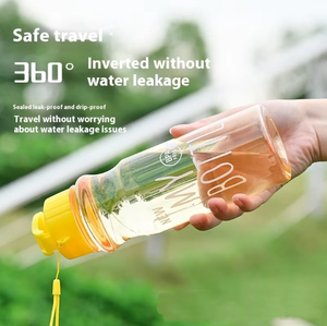 Bouteille d'eau en gros de qualité alimentaire, grande capacité, portable, pour le sport et le fitness, avec cordon, pour l'extérieur - Product Image 6