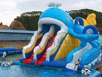 Toboggan Gonflable Commercial Alliance pour Enfants, Grande Structure Gonflable Double avec Toboggan pour Jardin, à Vendre