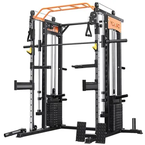 Groothandel Multi-Functionele Smith Machine Home Fitness Apparatuur Gym Squat Rack Power Rack Training Apparatuur