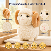 Peluche ours bouclé doux et mignon, jouet en peluche personnalisé pour la Saint-Valentin, jouet animal en peluche, compagnon pou