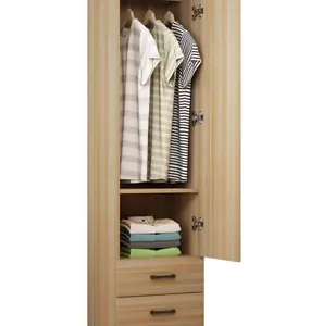 Armário de armazenamento simples de porta única, guarda-roupa pequeno de costura econômico doméstico, pode ser personalizado
