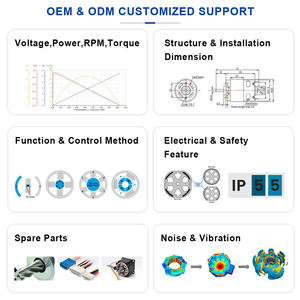 סוגאנית חד פאזי 220v רעש נמוך 50hz 60w מטבח מכשיר chimney ac 3 מהירות מנוע - Product Image 4