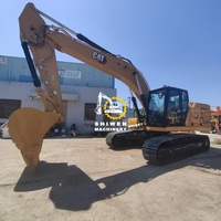 SHIWEN NUEVO Caterpillar 326 GC excavadora buen rendimiento CAT 326 329 330 336 excavadora de orugas maquinaria de movimiento de tierras gato