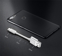 Câble USB C Type C le moins cher, 10 cm, court uniquement, charge rapide pour batterie externe, cordon de téléphone, adaptateur USB, fil
