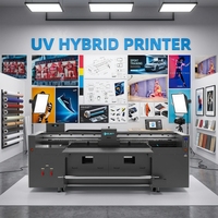 Impresora UV Híbrida Automática Industrial EJET de 1.8m con Soporte Flexible para Impresión de Etiquetas, Adhesivos y Embalajes, de Cama Plana y Rollo a Rollo