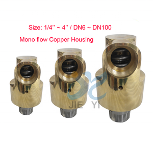 Khớp nối xoay thủy lực tốc độ cao UHM32 Mono Flow, kết nối ren NPT, vỏ đồng, dùng cho dầu thủy lực và nước - Product Image 2