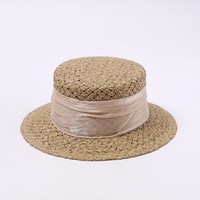 Chapeau de cowboy en paille pour femme 2026 OEM Shinehats avec logo personnalisé brodé, large bord, idéal pour la plage, les voyages et les fêtes