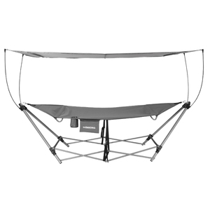 <span class=keywords><strong>Hamac</strong></span> portable en nylon à grande capacité de charge, <span class=keywords><strong>camping</strong></span> en plein air, installation facile, <span class=keywords><strong>hamac</strong></span> de sommeil, équipement de mobilier d'extérieur populaire - Product Image 2