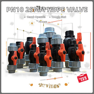 ข้อต่อพลาสติก HDPE ขนาด 15 มม. PN10 เกลียว BSP แบบข้ออัด PP พร้อมลูกบอล  มีหลายรุ่นให้เลือกสำหรับงานเชื่อมระบบชลประทานโพลีเอทิลีน - Product Image 2