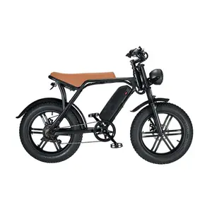 2023 Nieuwe Hoge Snelheid Ebike Dikke Band Elektrische Fiets 1000W 48V E-Bike 20 Inch E Mountainbike Elektrische