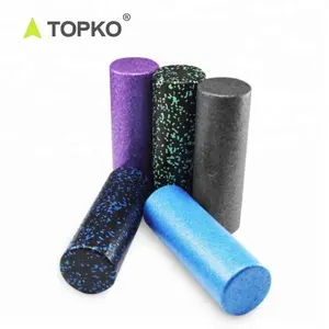 TOPKO Hot Selling Custom Logo Color Multifunction Fitness Gym Exercises Muscle Epp/ PU/ EVA Yoga Foam Roller