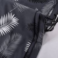 Tissu tricoté en soie de lait 100D extensible et respirant à motif géométrique abstrait imprimé, directement de l'usine, pour housses de canapé et de chaise |   Personnalisé