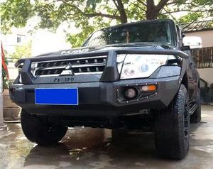 Nuevo Kit de parachoques delantero de acero de gran venta con recortes de gancho de remolque para <span class=keywords><strong>Mitsubishi</strong></span> Pajero <span class=keywords><strong>Montero</strong></span> <span class=keywords><strong>V80</strong></span> V90 V93 V97 - Product Image 5