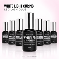Colle à cils White Light pour les professionnels du secteur et les fournisseurs de produits de salon