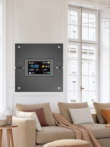 Uemon M9 Pro nhà thông minh ZigBee tuya Dimmer chuyển đổi 8 gang mờ cảnh chuyển đổi thời gian Lịch hiển thị thời tiết điện điện - Product Image 6