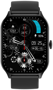 Montre intelligente pour <span class=keywords><strong>homme</strong></span> et femme, cadeau, écran tactile complet, montre de sport et de fitness, appels Bluetooth, montre intelligente numérique - Product Image 6