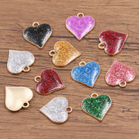 WEGOODZF Emaille Zinklegering Fruit Hangertjes Gegalvaniseerd 3D Schattig Kersen Hart Handgemaakt DIY Schoenen Accessoires Kreeft Decoratie