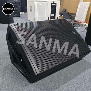 Monitores de escenario coaxiales activos NX 15-SMA de 15 pulgadas, altavoces de escenario autoamplificados, altavoz de suelo de madera contrachapada - Product Image 1