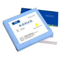 Pack de test jetable B-D Bowie Dick pour la surveillance de la stérilisation à la vapeur en CSSD dentaire