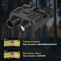 NV8000 Jumelles de vision nocturne 3D pour lunettes IR montées sur casque HD Portable Chasse Camping Mains Libres Tactique Rechargeable