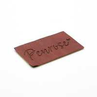 Étiquettes en similicuir gaufré avec logo personnalisé, patchs rectangulaires en cuir PU thermocollants, étiquettes de marque personnalisées pour chapeaux, sacs, vêtements
