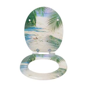 Contenedor de asiento de inodoro vacío, asiento de inodoro de árboles de coco oceánicos más lento con asiento de inodoro <span class=keywords><strong>Bidget</strong></span> para construcción - Product Image 5