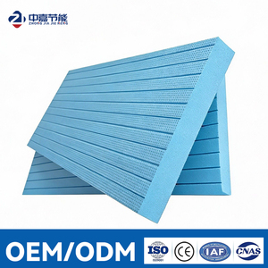 Panneaux isolants en mousse extrudée XPS Zhongjia 2cm-12cm, haute résistance à la compression 150-500kPa, -50°C à 75°C, faible absorption d'eau, pour murs - Product Image 1