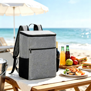 Sac isotherme de plage haut de gamme anti-fuite grande capacité, sac isotherme promotionnel pour pique-nique en extérieur, sac à lunch isotherme - Product Image 1