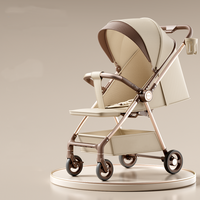 Poussette ultra-compacte et ultra-légère, poussée bidirectionnelle, poussette de voyage pour bébé, pliage à une main, poussette facile à transporter pour enfants