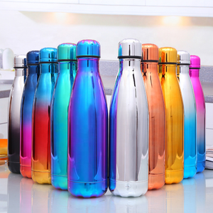 Hot Selling Electroplating/ Copper Vacuum Insulated Stainless Steel <strong>Water</strong> Bottle With Various Colors in Stock