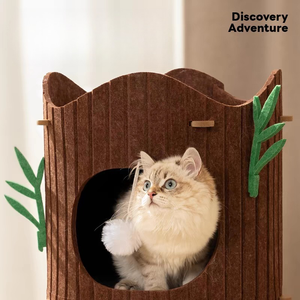 High Density Soundproof Cat Cave, Washable Acoustic Felt Cat <b>Bed</b> Customizable for Apartment & Pet Grooming Salon - Product Image 3