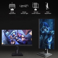 Console de jeu Pc 2k Ordinateur de jeu Écran Ips Moniteur Hd 24 pouces