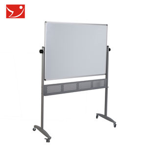 Pizarra giratoria de 60x90cm con ruedas para uso en oficina - Product Image 1